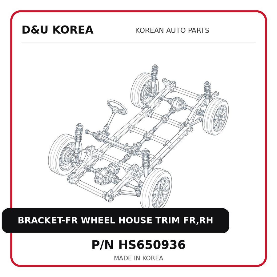 BRACKET-FR WHEEL HOUSE TRIM FR,RH