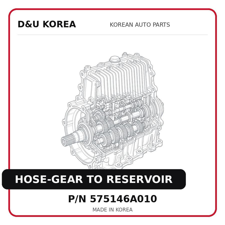 HOSE-GEAR TO RESERVOIR