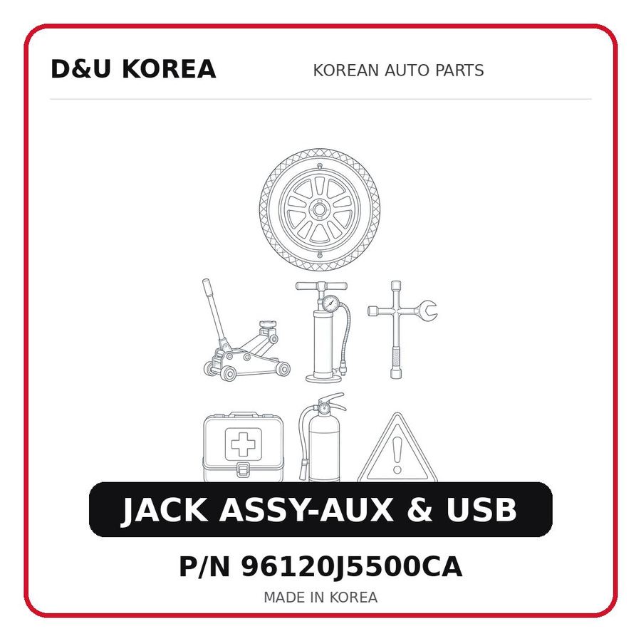 JACK ASSY-AUX & USB
