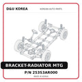 BRACKET-RADIATOR MTG