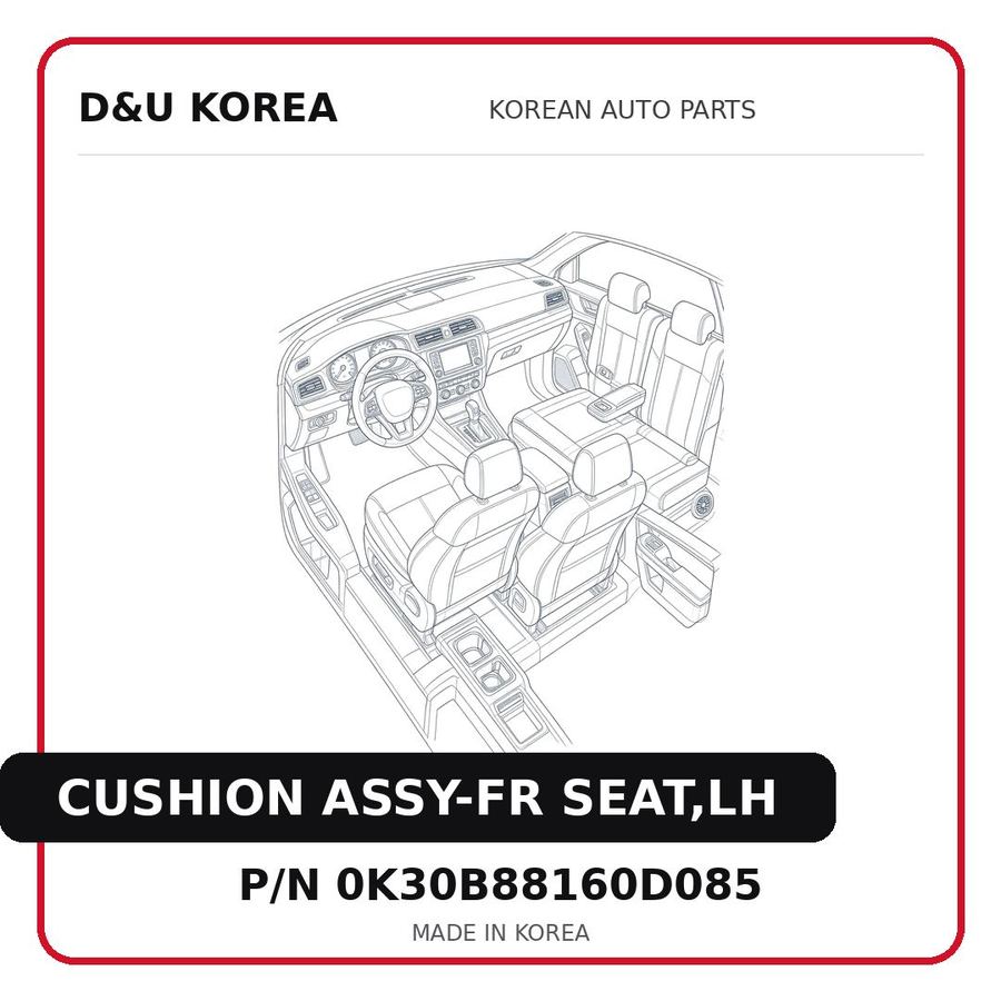 CUSHION ASSY-FR SEAT,LH