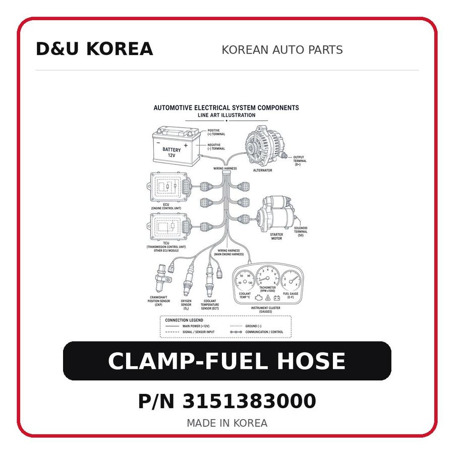CLAMP-FUEL HOSE
