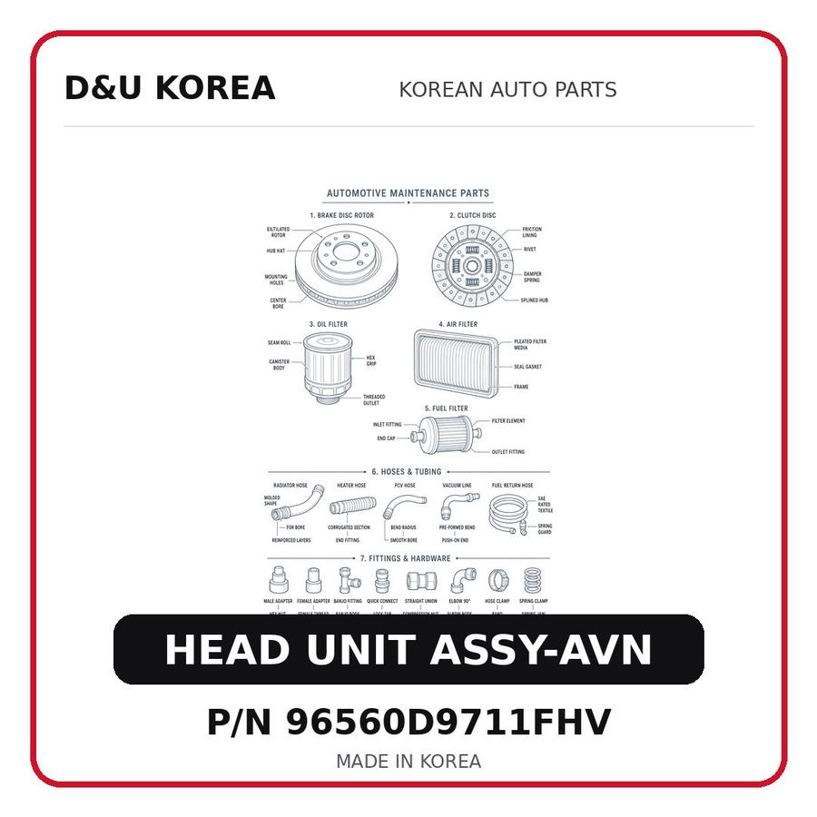 HEAD UNIT ASSY-AVN