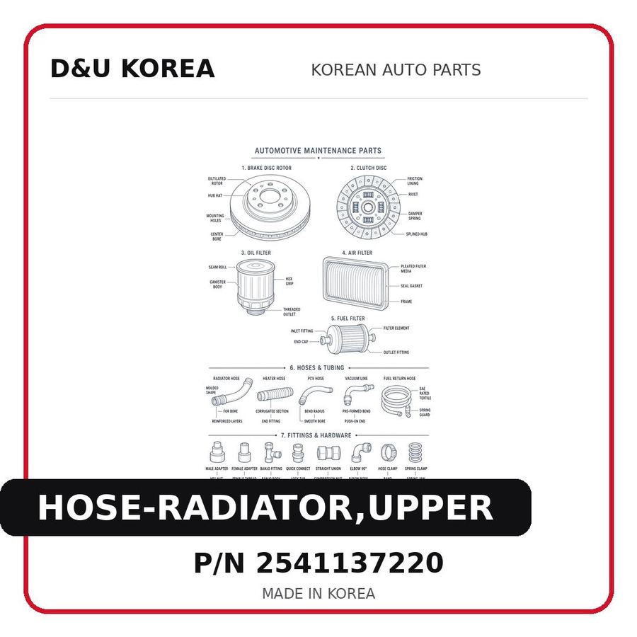 HOSE-RADIATOR,UPPER