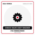 Genuine Mobis CHECK VALVE ASSY WASHER 9888629000 for Korean vehicles | D&U Korea
