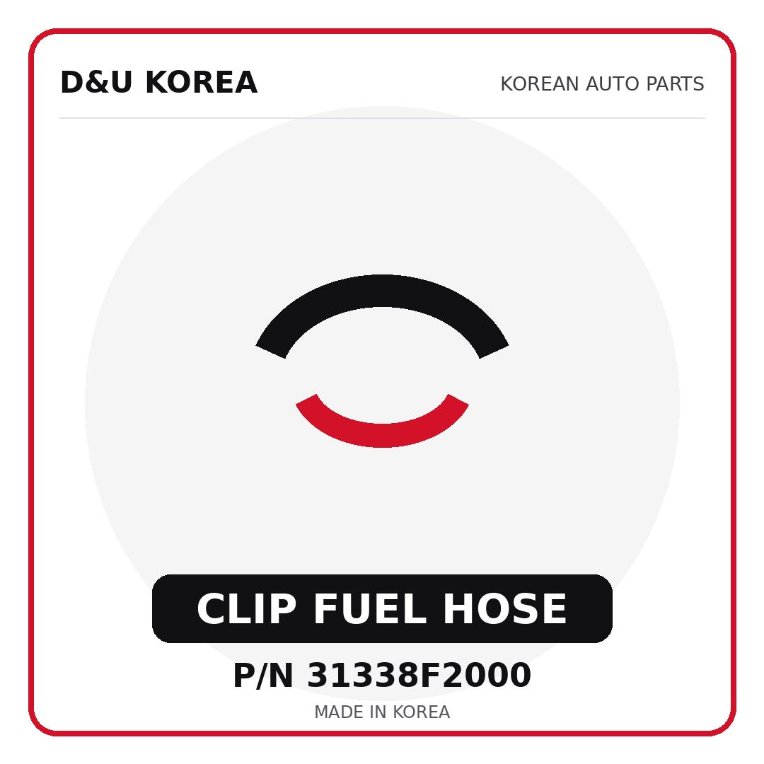 Genuine Mobis CLIP FUEL HOSE 31338F2000 - Korean auto parts from D&U Korea