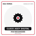 Genuine Mobis CLOCK ASSY DIGITAL 945103S500 for Korean vehicles | D&U Korea