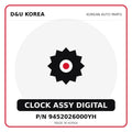 Genuine Mobis CLOCK ASSY DIGITAL 9452026000YH for Korean vehicles | D&U Korea