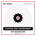 Genuine Mobis CLUSTER ASSY INSTRUMENT 941007C200 for Korean vehicles | D&U Korea