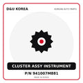 Genuine Mobis CLUSTER ASSY INSTRUMENT 941007M881 for Korean vehicles | D&U Korea