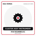 Genuine Mobis CLUSTER ASSY INSTRUMENT 941008E151 for Korean vehicles | D&U Korea