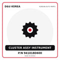 Genuine Mobis CLUSTER ASSY INSTRUMENT 941018D600 for Korean vehicles | D&U Korea