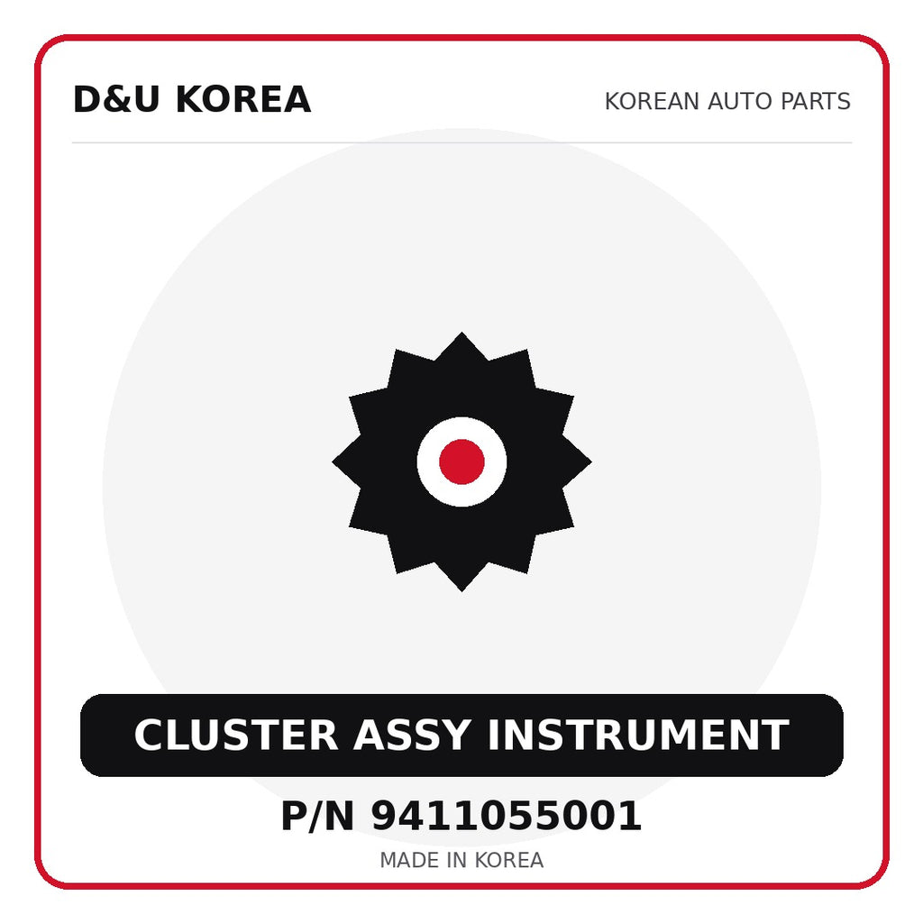 Genuine Mobis CLUSTER ASSY INSTRUMENT 9411055001 for Korean vehicles | D&U Korea