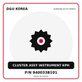 Genuine Mobis CLUSTER ASSY INSTRUMENT KPH 940033B101 for Korean vehicles | D&U Korea