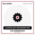 Genuine Mobis CLUSTER ASSY INSTRUMENT KPH HS806201PH for Korean vehicles | D&U Korea