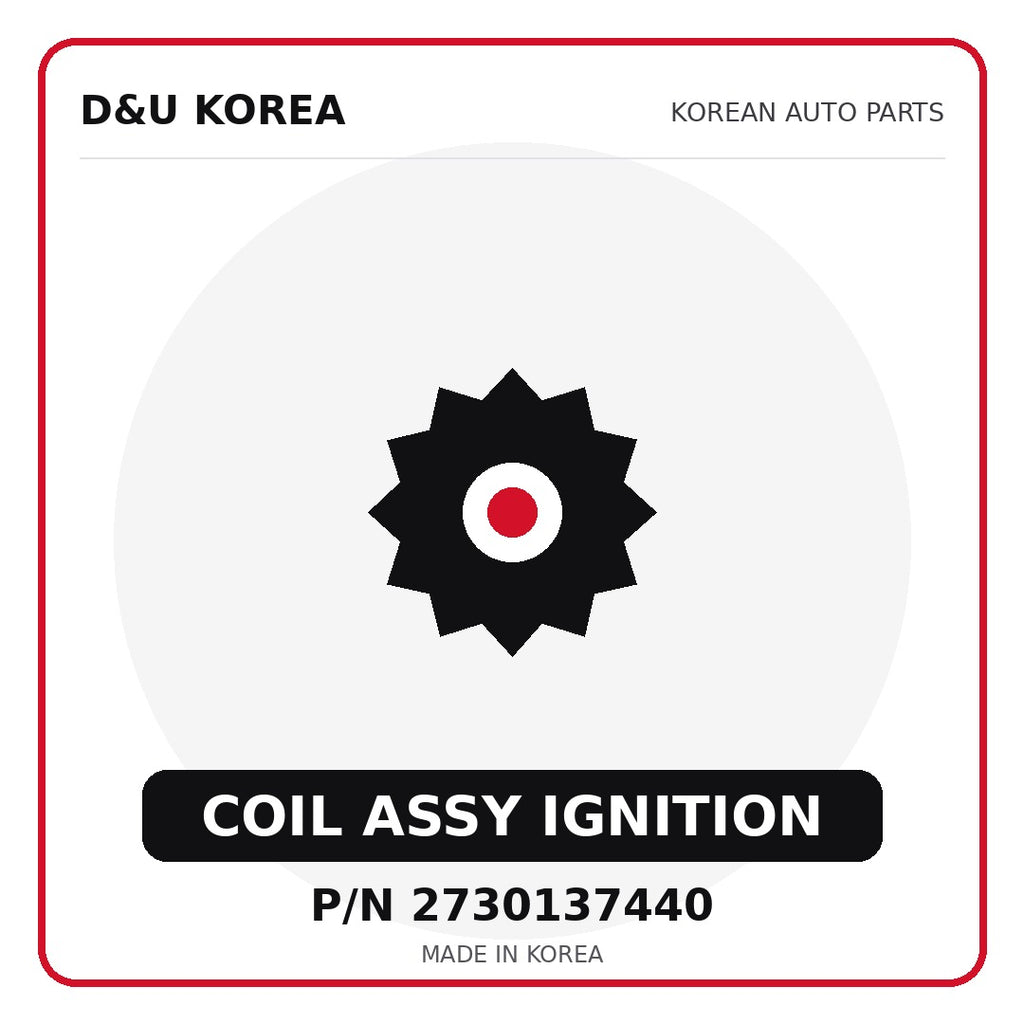 Genuine Mobis COIL ASSY IGNITION 2730137440 for Korean vehicles | D&U Korea