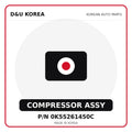 Genuine Mobis COMPRESSOR ASSY 0K55261450C - Korean auto parts from D&U Korea