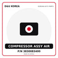 Genuine Mobis COMPRESSOR ASSY AIR 3830083400 - Korean auto parts from D&U Korea