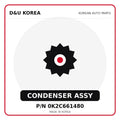 Genuine Mobis CONDENSER ASSY 0K2C661480 - Korean auto parts from D&U Korea