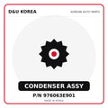 Genuine Mobis CONDENSER ASSY 976063E901 for Korean vehicles | D&U Korea