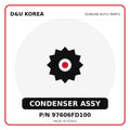 Genuine Mobis CONDENSER ASSY 97606FD100 for Korean vehicles | D&U Korea