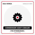 Genuine Mobis CONDENSER ASSY COOLER 9760626401 for Korean vehicles | D&U Korea