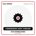 Genuine Mobis CONDENSER ASSY COOLER 9760627000 for Korean vehicles | D&U Korea