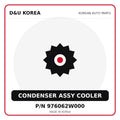 Genuine Mobis CONDENSER ASSY COOLER 976062W000 for Korean vehicles | D&U Korea