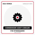 Genuine Mobis CONDENSER ASSY COOLER 97606AA000 for Korean vehicles | D&U Korea