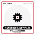 Genuine Mobis CONDENSER ASSY MAIN AA11961490E for Korean vehicles | D&U Korea