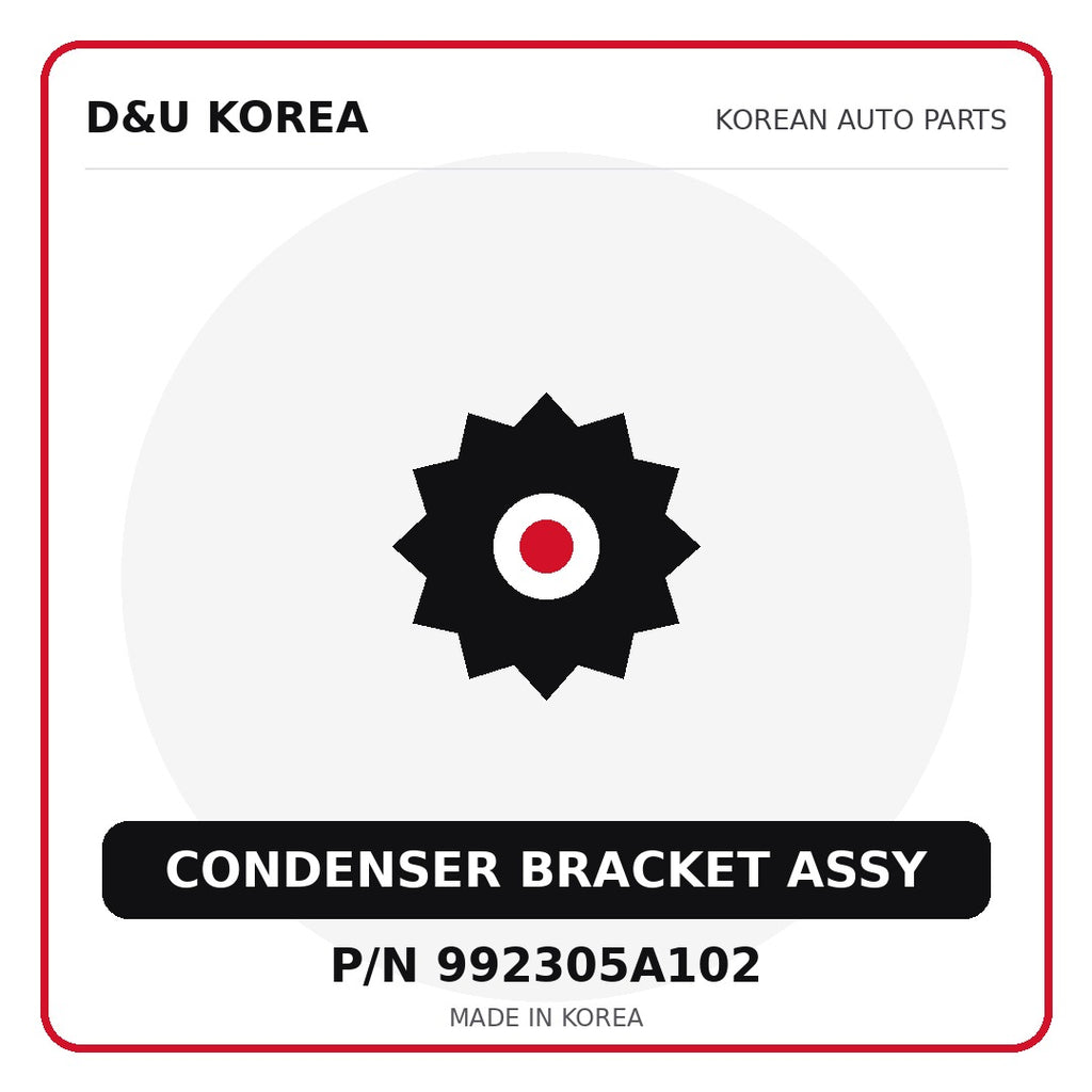 Genuine Mobis CONDENSER BRACKET ASSY 992305A102 - Korean auto parts from D&U Korea