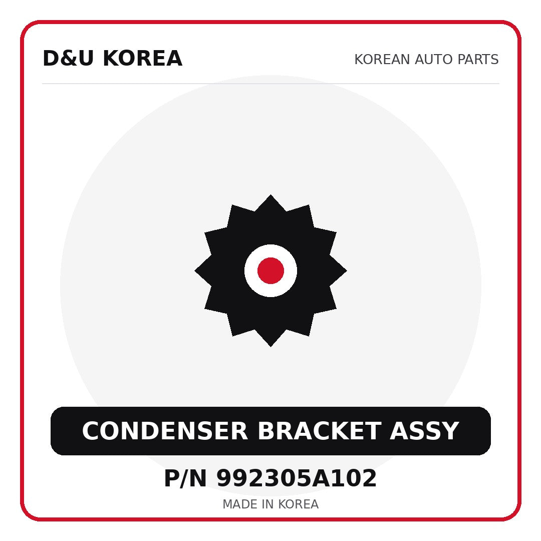Genuine Mobis CONDENSER BRACKET ASSY 992305A102 - Korean auto parts from D&U Korea
