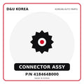 Genuine Mobis CONNECTOR ASSY 418464B000 for Korean vehicles | D&U Korea