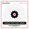 Genuine Mobis CONTACT ASSY CLOCK SPRING 93490A9221 for Korean vehicles | D&U Korea