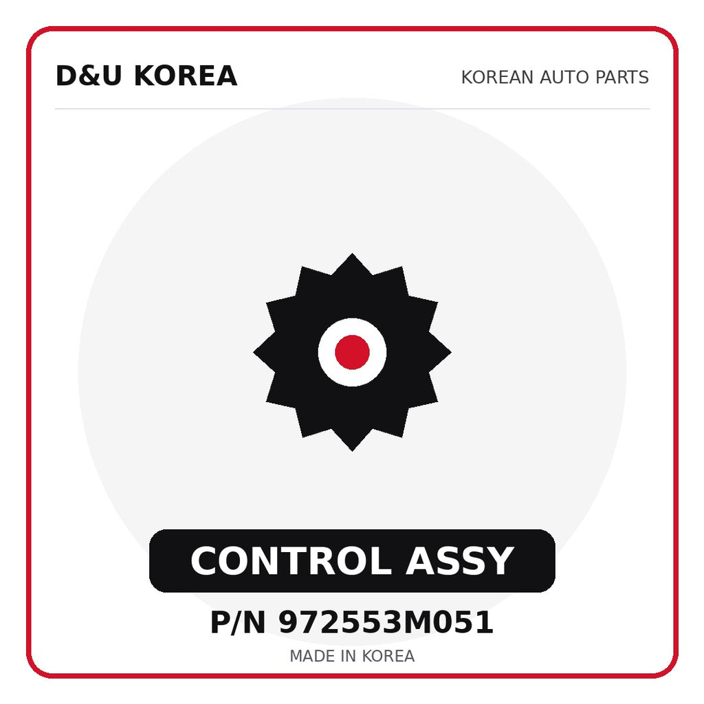 Genuine Mobis CONTROL ASSY 972553M051 for Korean vehicles | D&U Korea
