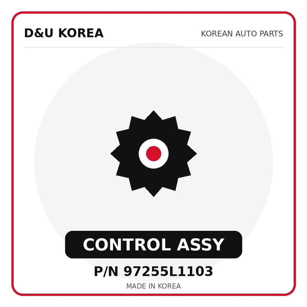 Genuine Mobis CONTROL ASSY 97255L1103 for Korean vehicles | D&U Korea