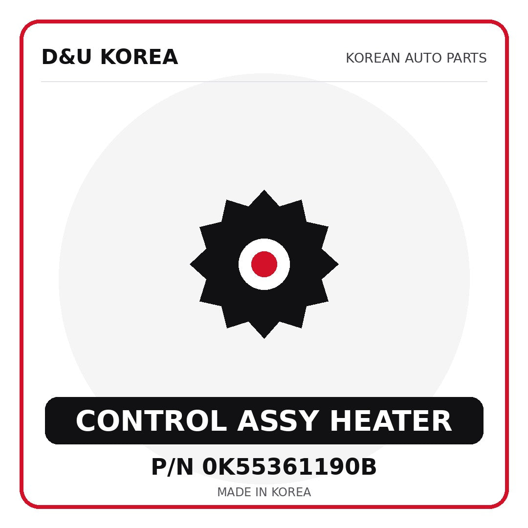 Genuine Mobis CONTROL ASSY HEATER 0K55361190B - Korean auto parts from D&U Korea