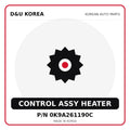 Genuine Mobis CONTROL ASSY HEATER 0K9A261190C - Korean auto parts from D&U Korea