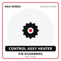 Genuine Mobis CONTROL ASSY HEATER 972404B001 for Korean vehicles | D&U Korea