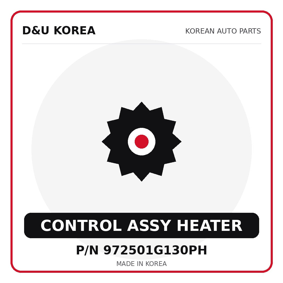Genuine Mobis CONTROL ASSY HEATER 972501G130PH for Korean vehicles | D&U Korea