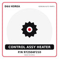 Genuine Mobis CONTROL ASSY HEATER 972504F210 for Korean vehicles | D&U Korea