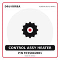 Genuine Mobis CONTROL ASSY HEATER 972504U001 for Korean vehicles | D&U Korea