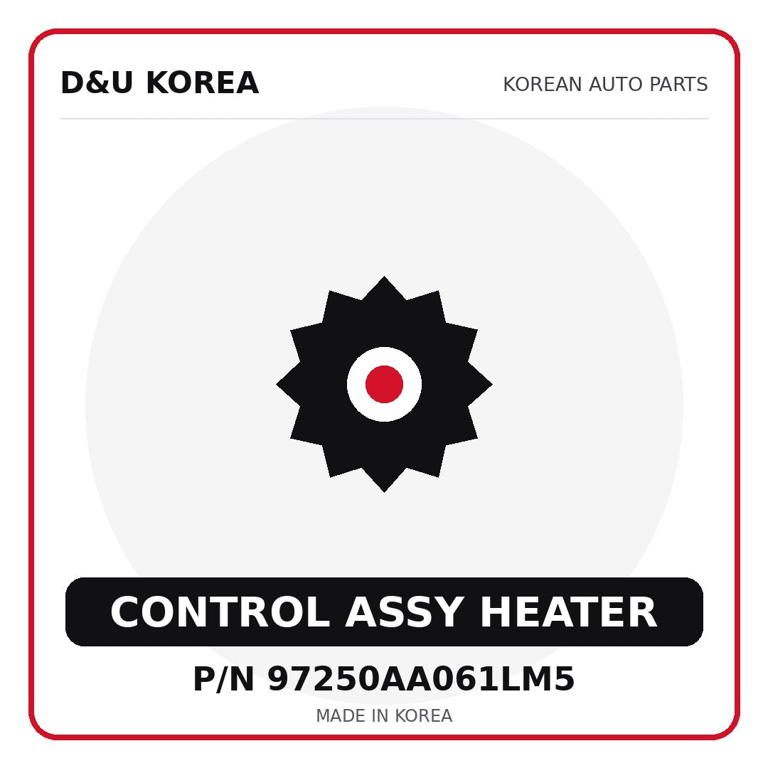 Genuine Mobis CONTROL ASSY HEATER 97250AA061LM5 for Korean vehicles | D&U Korea