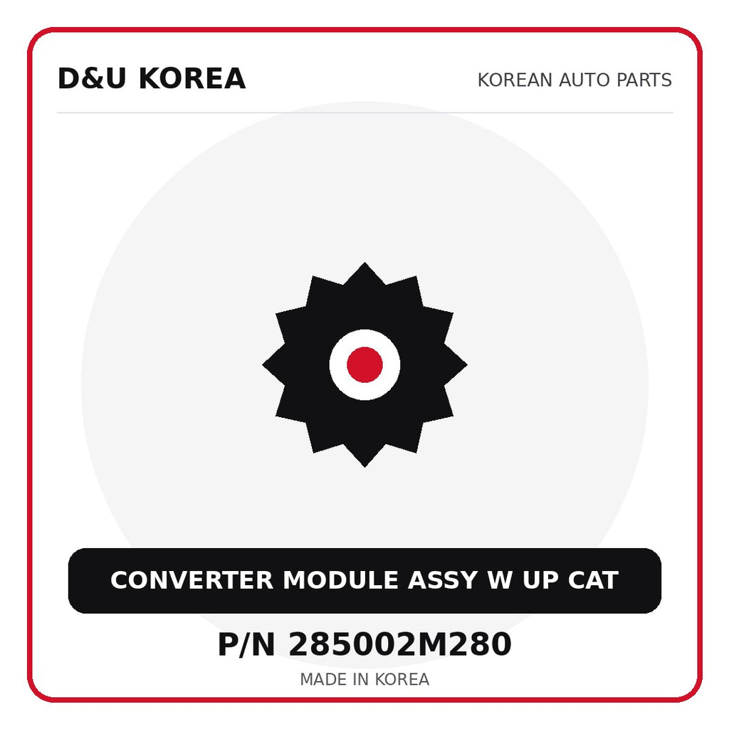 Genuine Mobis CONVERTER MODULE ASSY W UP CAT 285002M280 - Korean auto parts from D&U Korea