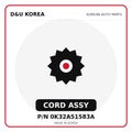 Genuine Mobis CORD ASSY 0K32A51583A - Korean auto parts from D&U Korea