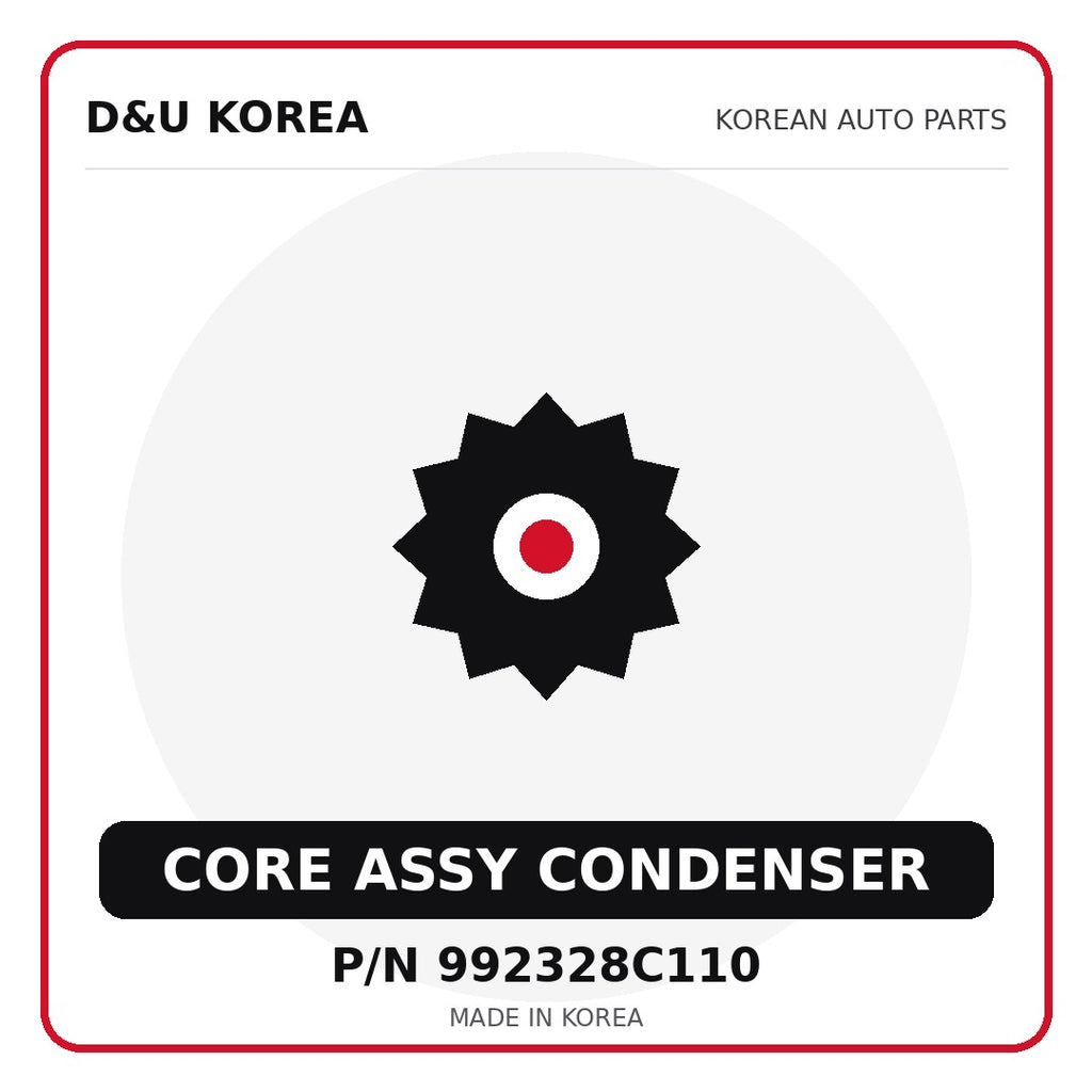 Genuine Mobis CORE ASSY CONDENSER 992328C110 for Korean vehicles | D&U Korea