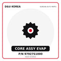 Genuine Mobis CORE ASSY EVAP 97927S1000 for Korean vehicles | D&U Korea