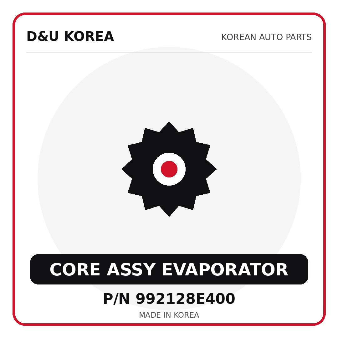 Genuine Mobis CORE ASSY EVAPORATOR 992128E400 for Korean vehicles | D&U Korea