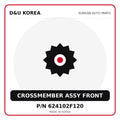 Genuine Mobis CROSSMEMBER ASSY FRONT 624102F120 - Korean auto parts from D&U Korea