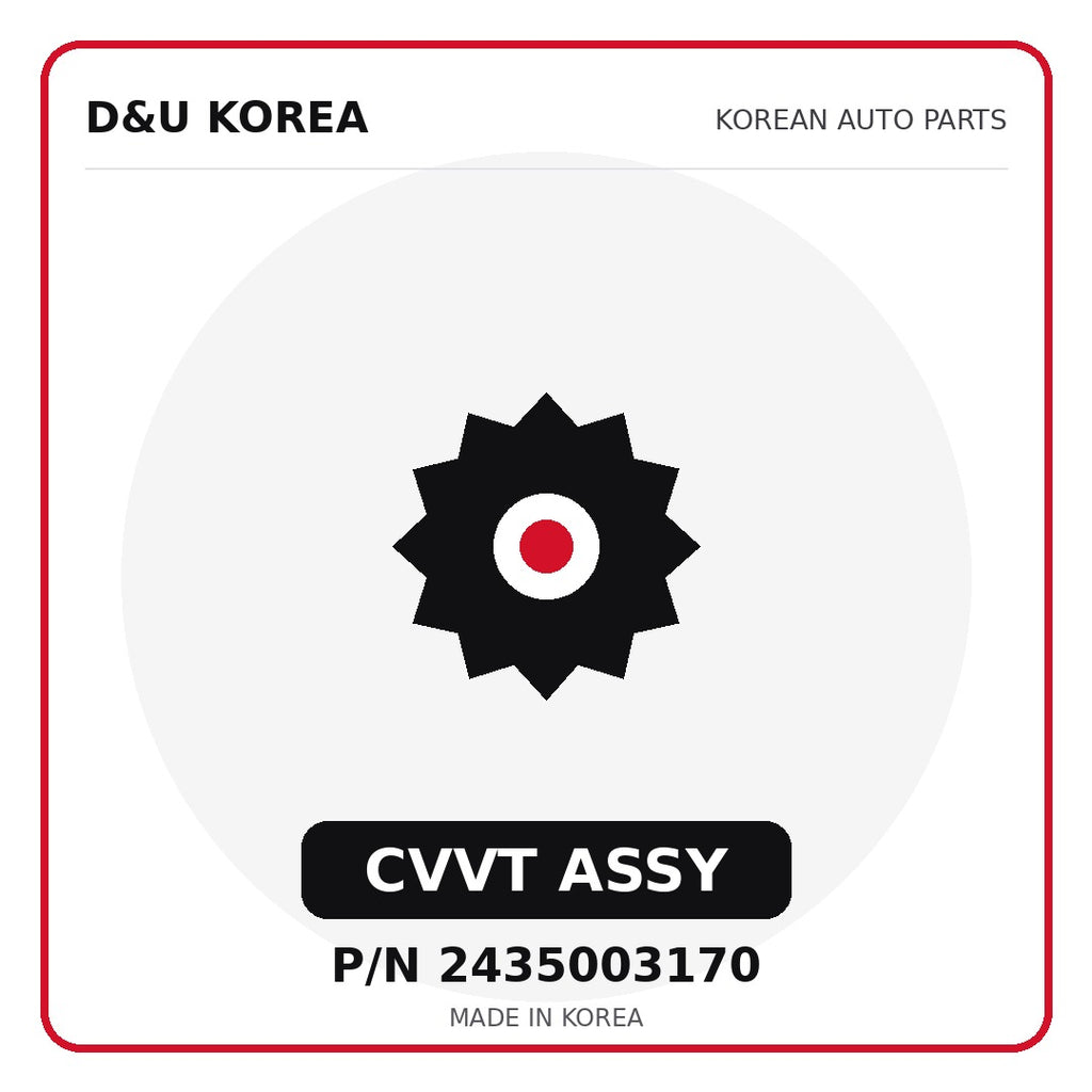 Genuine Mobis CVVT ASSY 2435003170 - Korean auto parts from D&U Korea